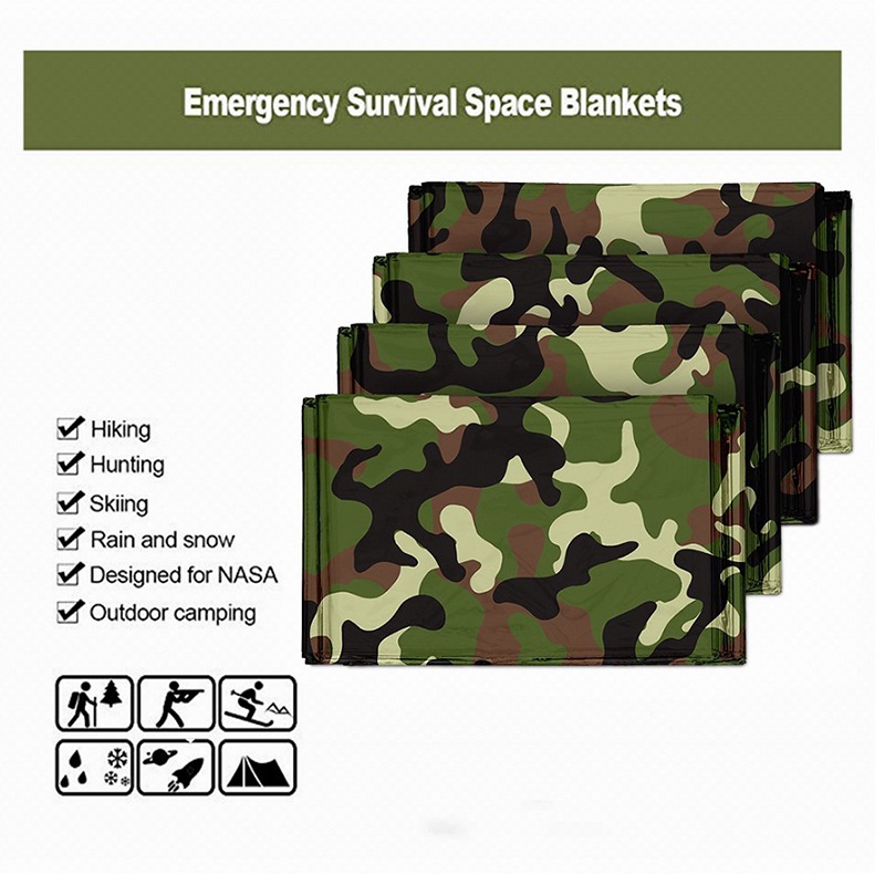 1 個緊急サーマルブランケット折りたたみ防水防風応急処置マッ - Bivy Bag Emergency のレビューと価格