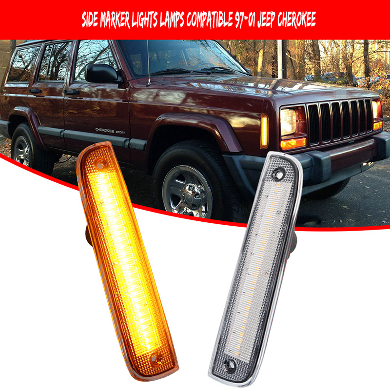 2個入り アンバー/ホワイトLED 車用フロントバンパーフェ - Signal Flare Kit のレビューと価格