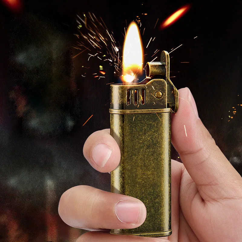 唐草ヴィンテージフリントケロセンライター、レトロメタルグライ - Fire Starting Kit のレビューと価格