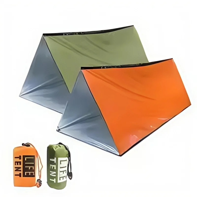 2人用緊急サバイバルシェルター 防水マイラービビーテント 保 - Bivy Bag Emergency のレビューと価格