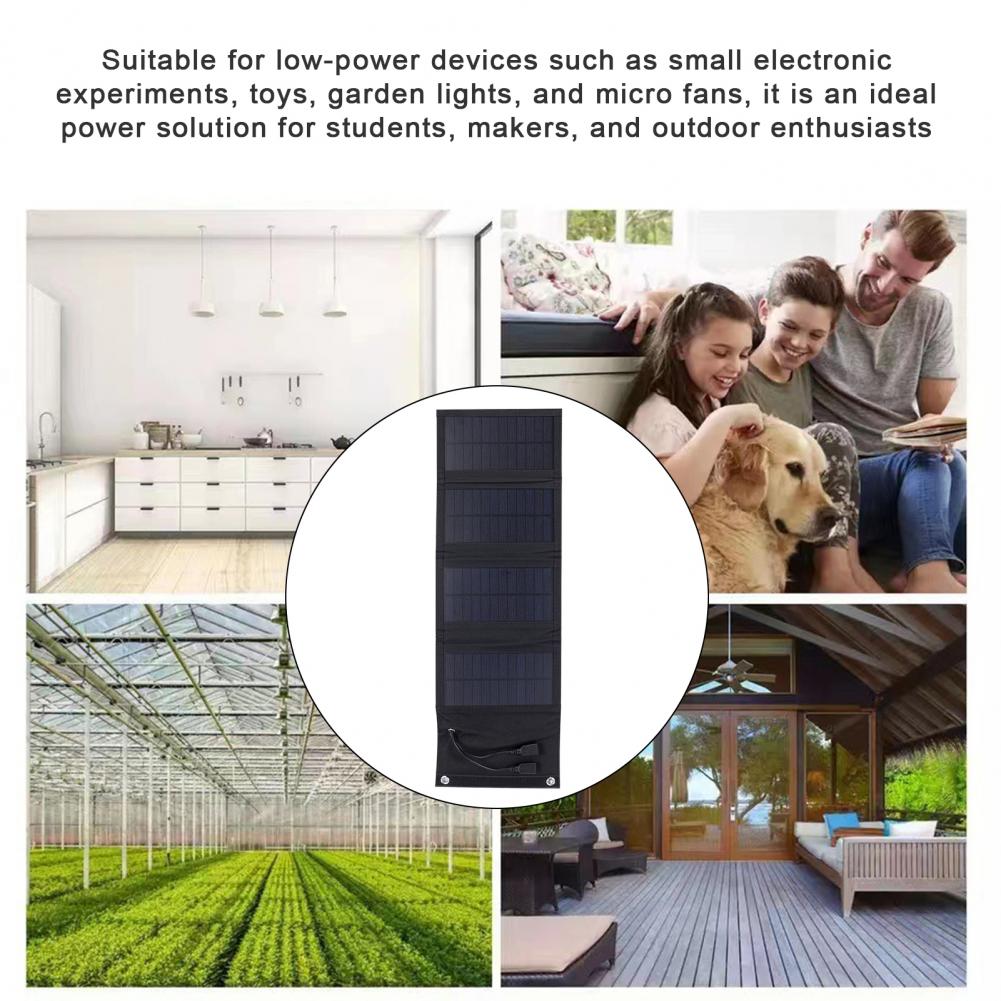 軽量ソーラーパネル 折りたたみ式ソーラーパネル充電器 7w  - Solar Emergency Charger のレビューと価格