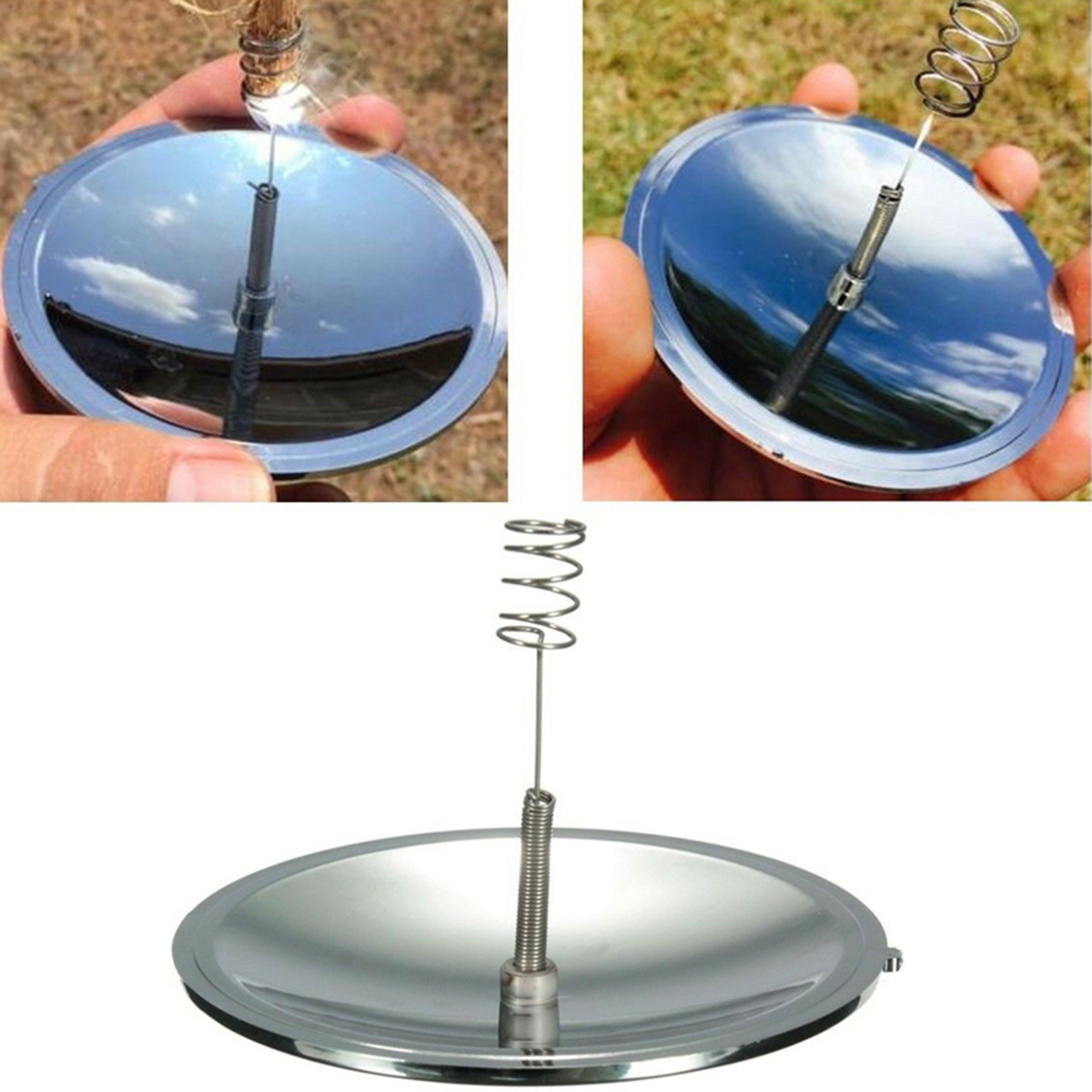 ソーラーライター屋外火災点火防水防風緊急旅行キットポータブル - Fire Starting Kit のレビューと価格